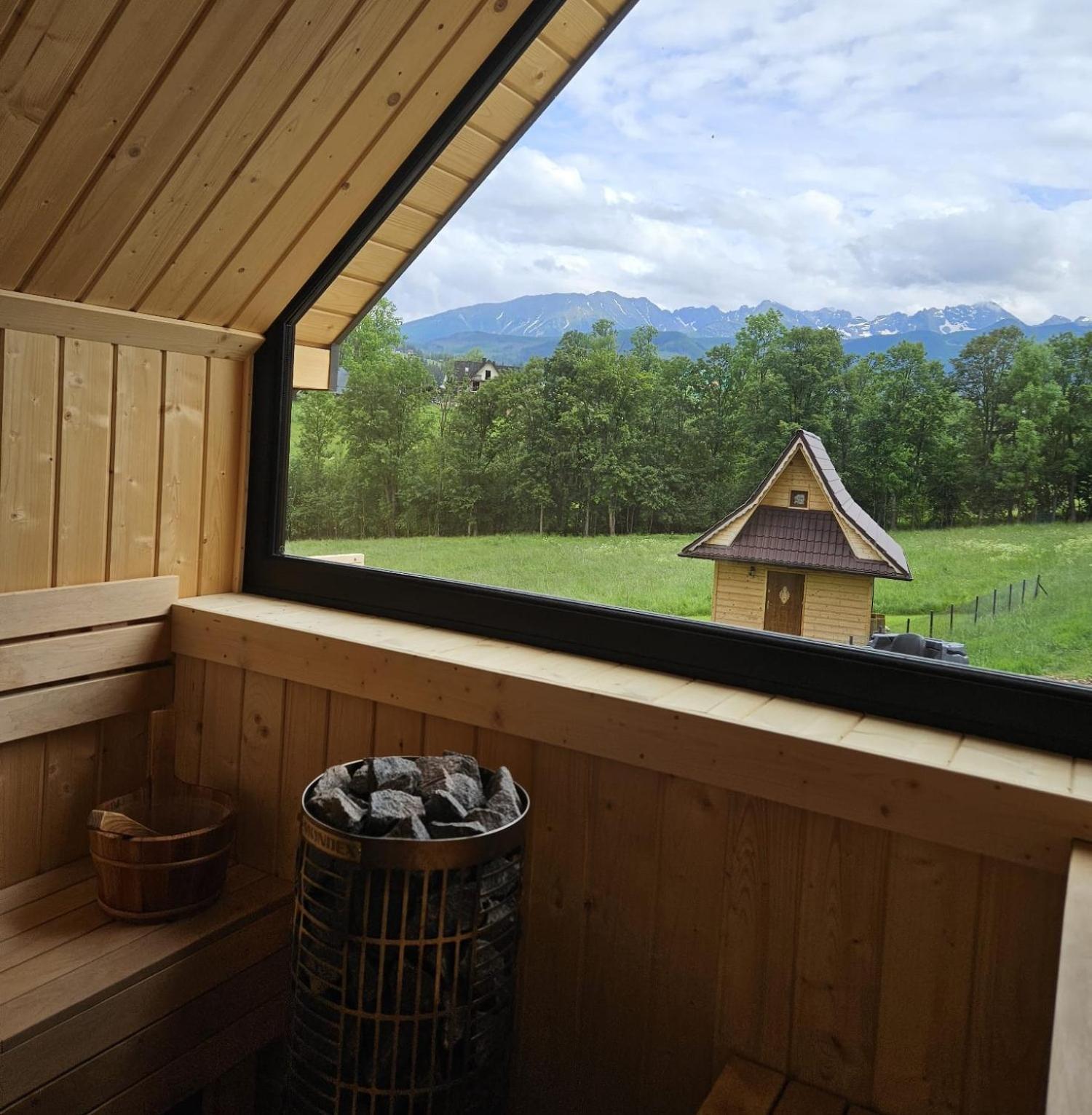 Goralska Chatka 2 Highland Cottage - Split Ac, Jacuzzi, Sauna, Private Parking, Mountains View, Garden, Zakopane Esterno foto