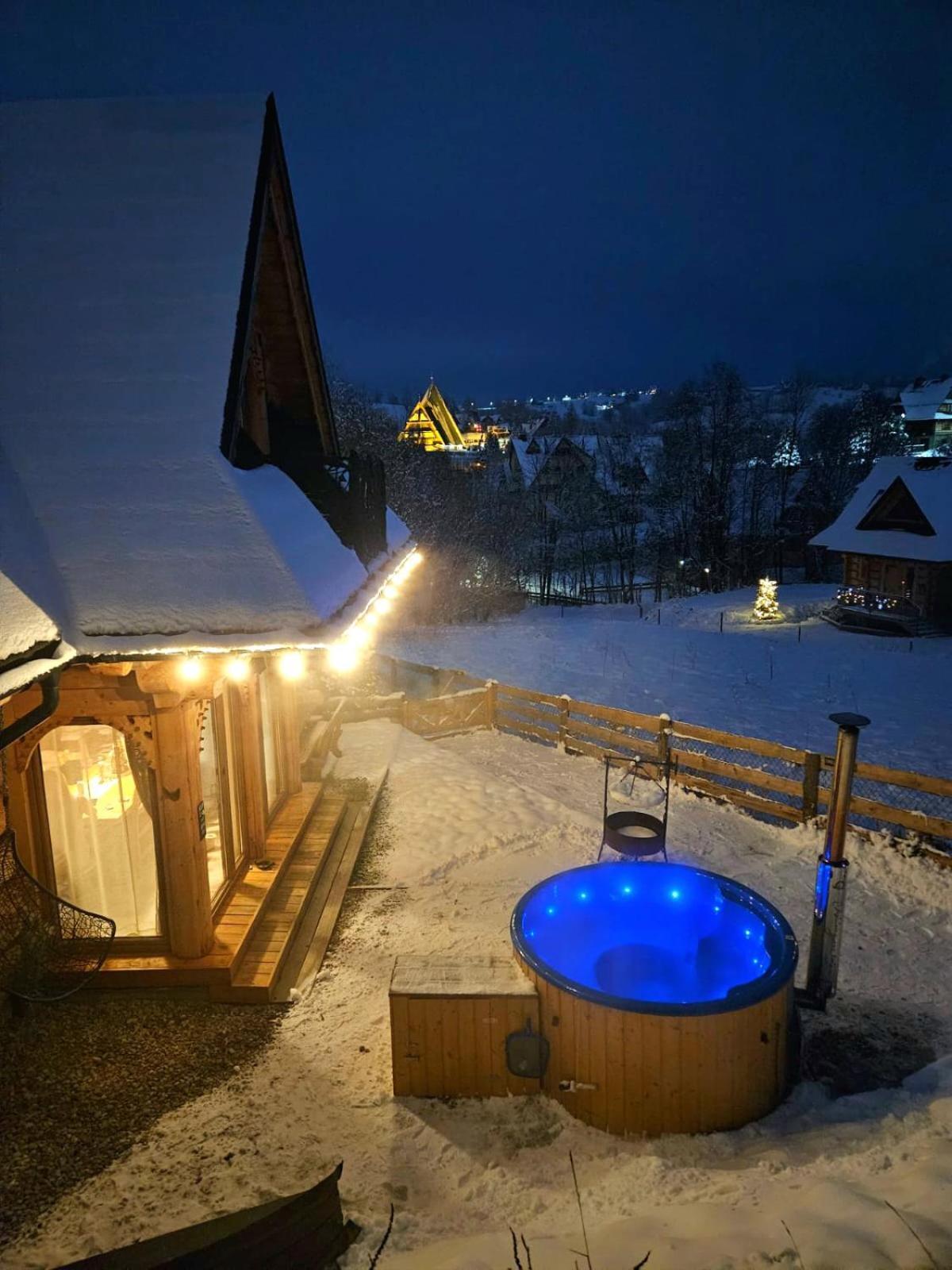 Goralska Chatka 2 Highland Cottage - Split Ac, Jacuzzi, Sauna, Private Parking, Mountains View, Garden, Zakopane Esterno foto